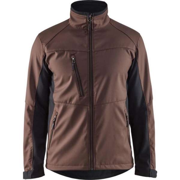Blaklader Softshell Jack 4950-2516 - Mannen - Bruin/Zwart - XS Blaklader Softshell Jack 4950-2516 - Mannen - Bruin/Zwart - XS