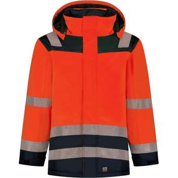Tricorp Parka High Vis Bicolor 403020 - Mannen - Rood/Ink - 3XL
