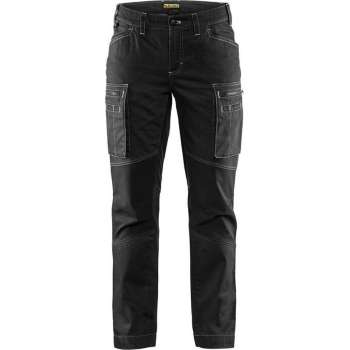 Blaklader Service Werkbroek Dames stretch 7159-1142 - Vrouwen - Zwart - 48