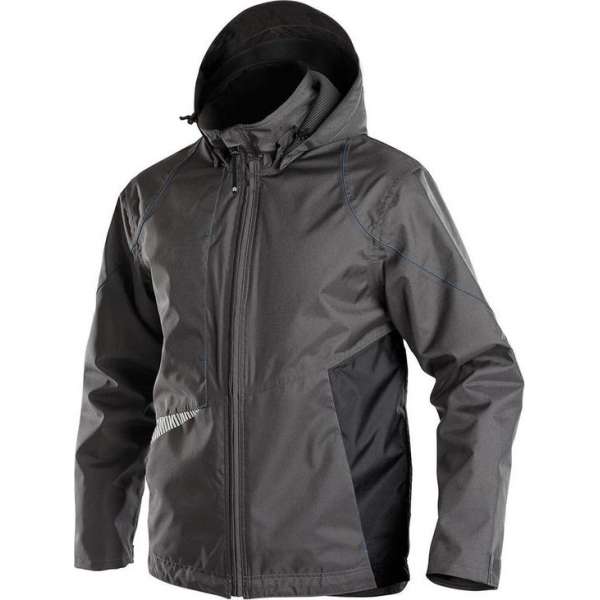 Dassy Hyper Wind- en waterdichtje jas D-FX Grijs/Zwart maat L Dassy Hyper Wind- en waterdichtje jas D-FX Grijs/Zwart maat L