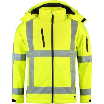 Tricorp Soft shell jack RWS - Workwear - 403003 - Fluor Geel - maat XXL
