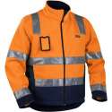 Blåkläder 4839-2545 Fleecejas High Vis Oranje/Marineblauw maat XXXL