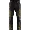 Blaklader Service werkbroek met stretch - Groen/Zwart - C150