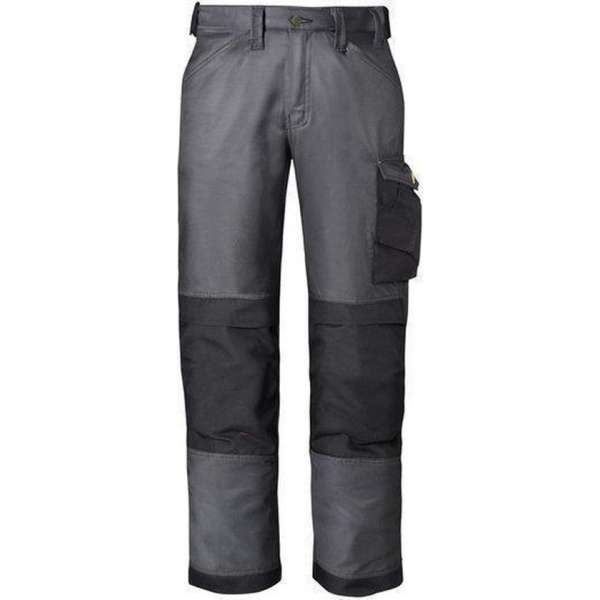 Snickers DuraTwill 3312 Werkbroek - Maat 158 - Grijs / Zwart Snickers DuraTwill 3312 Werkbroek - Maat 158 - Grijs / Zwart