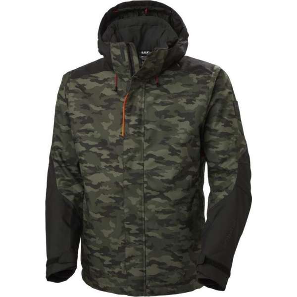 Helly Hansen Kensington Winterjacket 71345 - Mannen - Groen/Camo - L Helly Hansen Kensington Winterjacket 71345 - Mannen - Groen/Camo - L