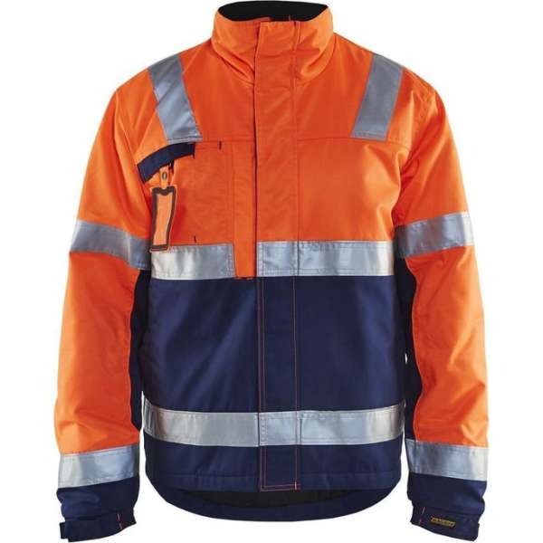 Blåkläder 4862-1811 Winterjas High Vis Oranje/Marineblauw maat XXL Blåkläder 4862-1811 Winterjas High Vis Oranje/Marineblauw maat XXL