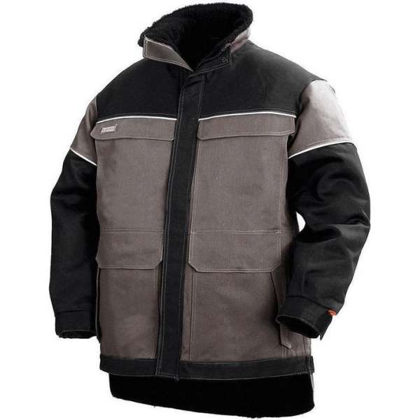 Blåkläder 4874-1507 Winterjas Vlamvertragend Grijs/Zwart maat XL Blåkläder 4874-1507 Winterjas Vlamvertragend Grijs/Zwart maat XL