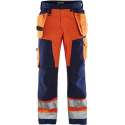 Blaklader Werkbroek High Vis - High Vis Oranje/Marineblauw - C50