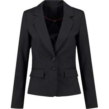 Tricorp Dames colbert - Corporate - 405001 - Zwart-Gestreept - maat 52