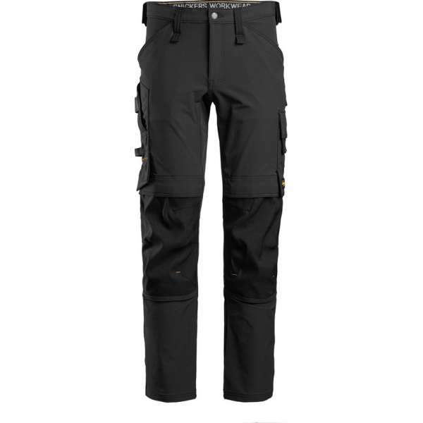 Snickers workwear Full Stretch werkbroek 6371 zwart 52 Snickers workwear Full Stretch werkbroek 6371 zwart 52