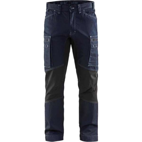 Blaklader BlÕklõder Service Werkbroek denim stretch marineblauw - maat C48 Blaklader BlÕklõder Service Werkbroek denim stretch marineblauw - maat C48