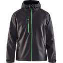 Blåkläder 4949-2517 Softshell Jack Donkergrijs/Groen maat XS