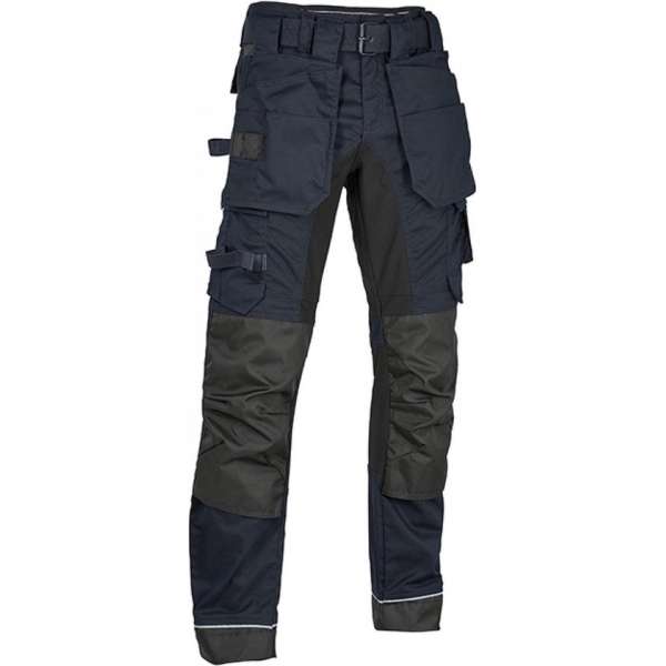 4WORK - Madrid Premium werkbroek met stretch inserts - Navy/zwart - Maat 44 4WORK - Madrid Premium werkbroek met stretch inserts - Navy/zwart - Maat 44