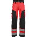 Blaklader Werkbroek High Vis zonder spijkerzakken - High Vis Rood/Zwart - C54
