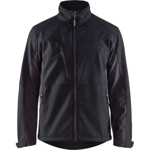 Blaklader Softshell Jack 4950-2516 - Mannen - Zwart/Grijs - 3XL Blaklader Softshell Jack 4950-2516 - Mannen - Zwart/Grijs - 3XL