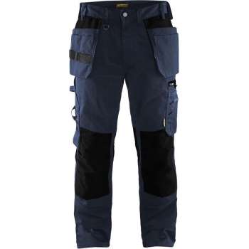 Blaklader Werkbroek met spijkerzakken - Donker marineblauw/Zwart - D96