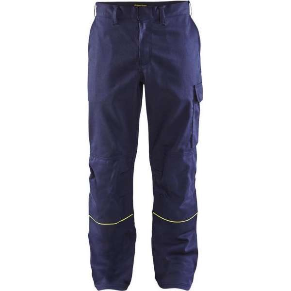 Blåkläder 1701-1501 Lasbroek Marineblauw/Geel maat 152 Blåkläder 1701-1501 Lasbroek Marineblauw/Geel maat 152