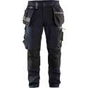 Blaklader Werkbroek met stretchpanelen en spijkerzakken - Donker marineblauw/Zwart - D112