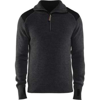 Blaklader Wollen sweater - Donkergrijs/Zwart - XS