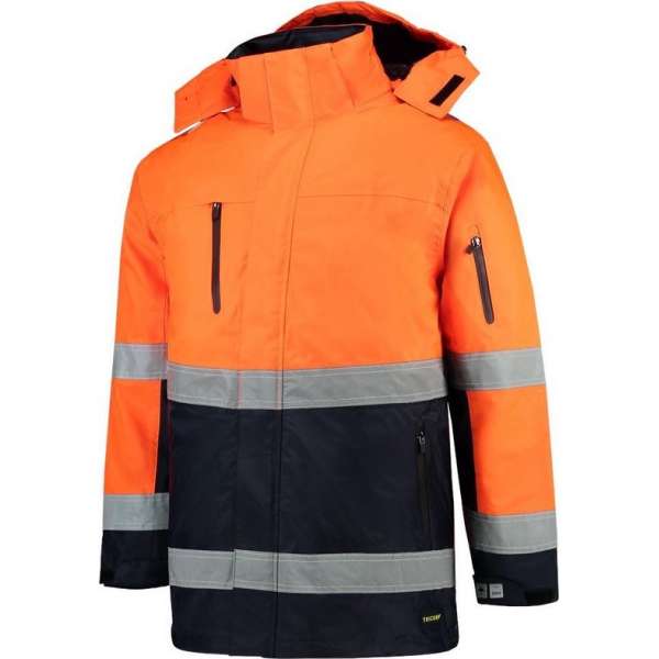 Tricorp Parka Werkjas - 403004 - Fluor Oranje / Navy - 7XL