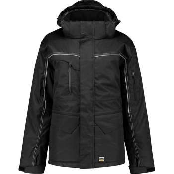 Tricorp midi parka canvas - Workwear - 402007 - zwart - maat 7XL