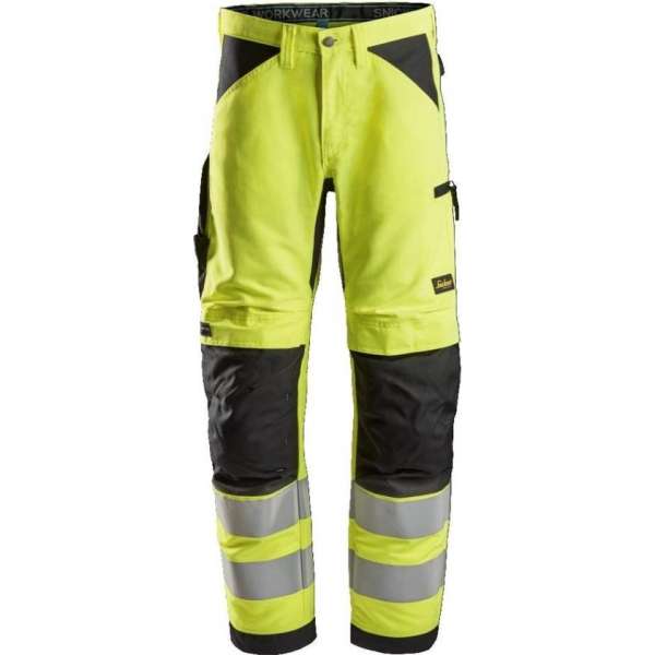 Snickers LiteWork Hi-Vis Work Werkbroek+ CL.2 6332 - Mannen - Oranje/Geel - 52 Snickers LiteWork Hi-Vis Work Werkbroek+ CL.2 6332 - Mannen - Oranje/Geel - 52