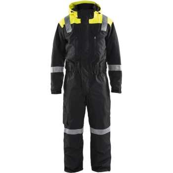Blåkläder 6787-1977 Winteroverall Zwart/Geel maat 62