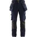 Blaklader Werkbroek met 4-weg stretch X1900 - Donker marineblauw/Zwart - C46