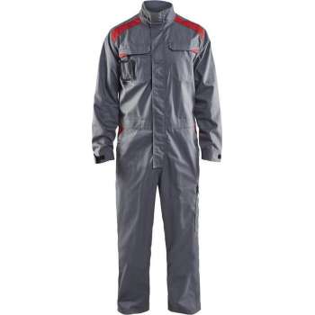 Blåkläder 6054-1800 Overall Industrie Grijs/Rood maat 46
