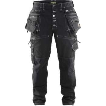 Blaklader Baggy denim stretch X1900 - Zwart - D100