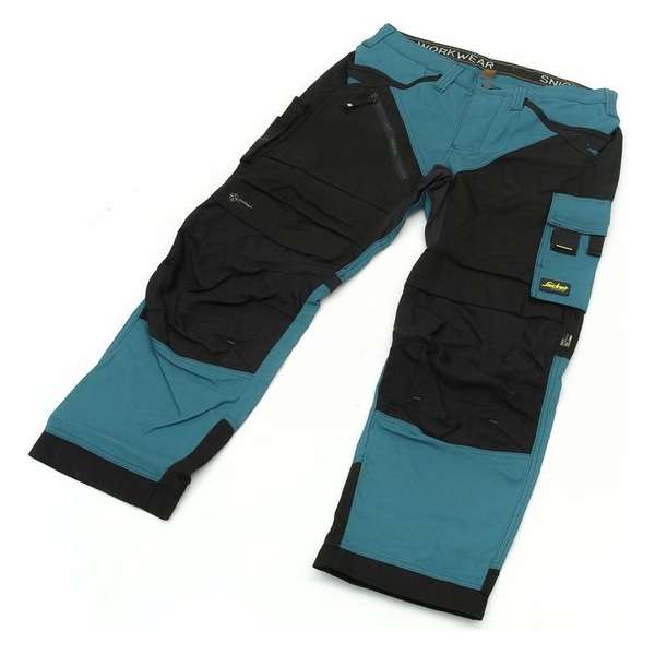 Snickers Ruffwork werkbroek 6203-5104 Petrol/Black mt.54