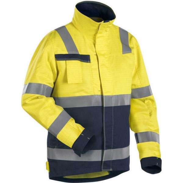 Blåkläder 4087-1506 Multinorm Jack Ongevoerd Geel/Marineblauw maat XL Blåkläder 4087-1506 Multinorm Jack Ongevoerd Geel/Marineblauw maat XL