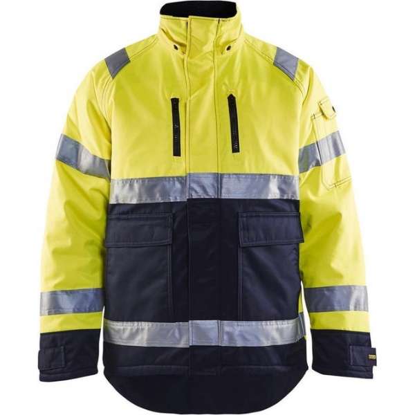 Blåkläder 4828-1900 Winterjas High Vis Geel/Marineblauw maat M Blåkläder 4828-1900 Winterjas High Vis Geel/Marineblauw maat M