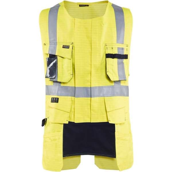 Blåkläder 3078-1514 Multinorm werkvest Geel maat XXXL Blåkläder 3078-1514 Multinorm werkvest Geel maat XXXL