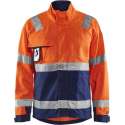 Blaklader Jack High Vis - High Vis Oranje/Marineblauw - 2XL