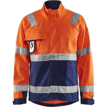 Blaklader Jack High Vis - High Vis Oranje/Marineblauw - 2XL