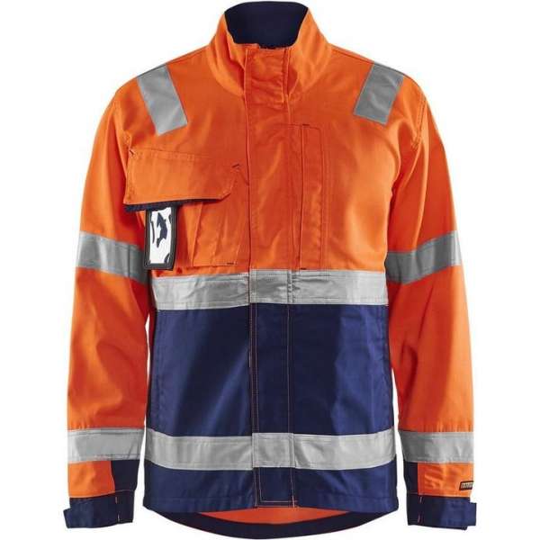 Blaklader Jack High Vis - High Vis Oranje/Marineblauw - 2XL Blaklader Jack High Vis - High Vis Oranje/Marineblauw - 2XL