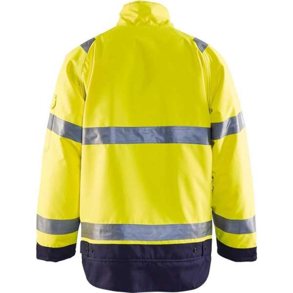 Blaklader Winterjas High Vis - High Vis Geel/Marineblauw - 2XL