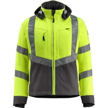 Mascot softshell Blackpool fluorgeel/donkerantraciet