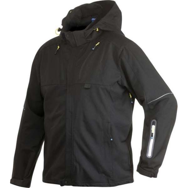 Projob 3406 Softshell jas Zwart maat M Projob 3406 Softshell jas Zwart maat M