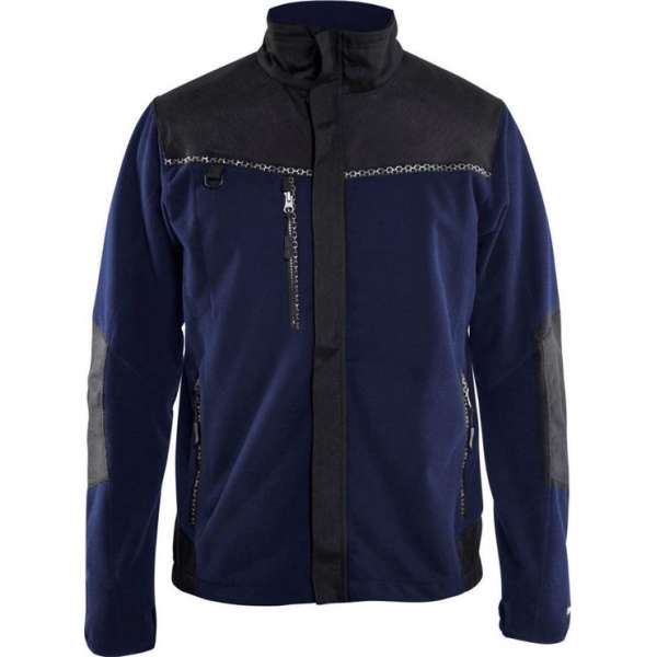 Blåkläder 4955-2524 Fleece jack functioneel Marineblauw/Zwart maat XS Blåkläder 4955-2524 Fleece jack functioneel Marineblauw/Zwart maat XS
