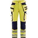 High Visibility Werkbroek 1997 met 4-Weg Stretch High Vis Geel/Marineblauw - Maat 54