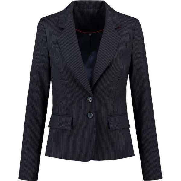 Tricorp Dames colbert - Corporate - 405001 - Navy-Gestreept - maat 50