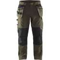 Blaklader Service Werkbroek stretch 1496-1330 - Mannen - Groen/Zwart - 60