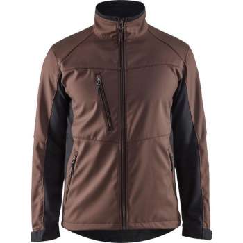 Blaklader Softshell Jack 4950-2516 - Mannen - Bruin/Zwart - S