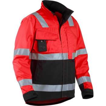 Blåkläder Jas High Vis, Klasse 3 Mt Xxl Rood/zwart Xxl