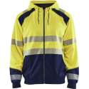 Blaklader Hooded sweatshirt High Vis - High Vis Geel/Marineblauw - M