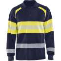 Blåkläder 3438-1726 Multinorm Piqué polo Marineblauw/Geel maat XXL