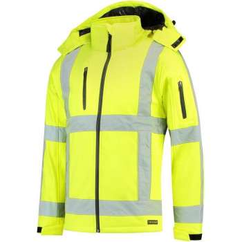 Tricorp Soft shell jack RWS - Workwear - 403003 - Fluor Geel - maat XS