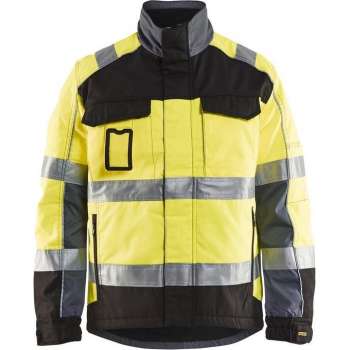 Blåkläder 4851-1811 Winterjas High Vis Geel/Zwart maat XS